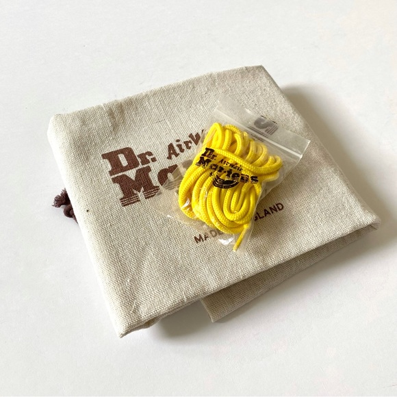 NWOT DOC MARTENS Yellow Boot Laces - Picture 5 of 5